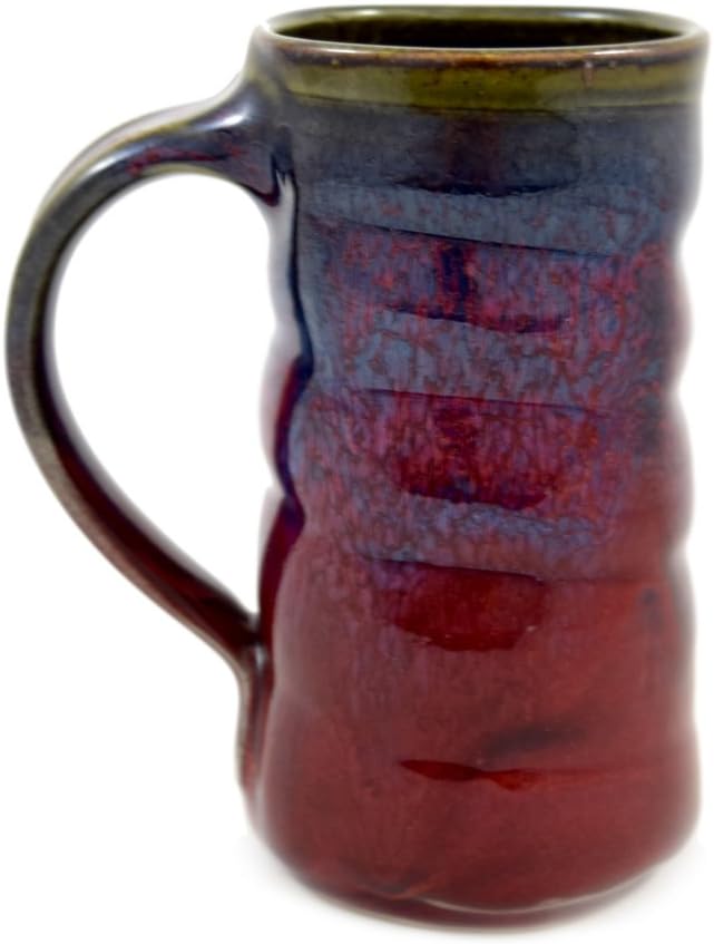 Modern Artisans Plum Perfect Spiral Stoneware Mug American Made Pottery 1416 oz - Image 2