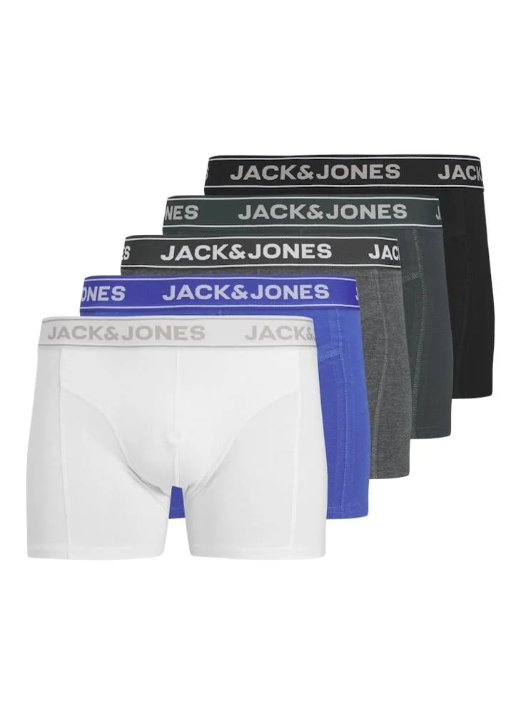 JACK & JONES 5 Pack Jacblack Assorted Trunks