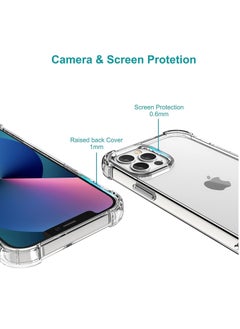 Houmt iPhone 14 Plus Case Clear Back Air Cushion Soft TPU Material Anti Scratch Shockproof Protective Cover  - Image 5