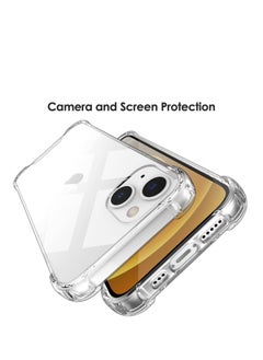 Houmt iPhone 14 Plus Case Clear Back Air Cushion Soft TPU Material Anti Scratch Shockproof Protective Cover  - Image 3