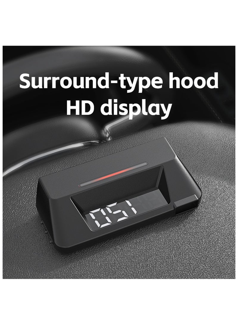 Generic HUD Car Head-up Display, OBD2 Multi-function Guage with Dual Screen, Works Great for Most Car with OBD2 Interface Protocol After 2008  - Image 4