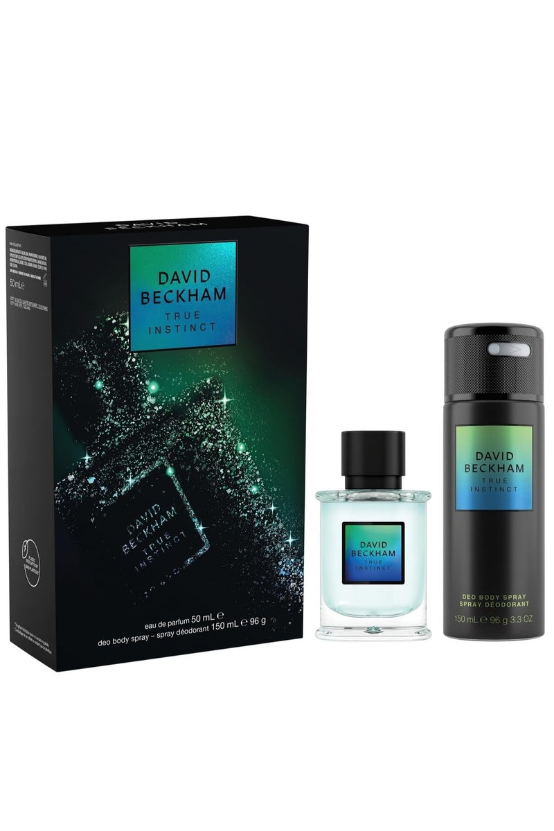 DAVID BECKHAM True Instinct Gift Set EDP 50ml & Deodorant 150ml - Image 1