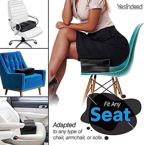 YESINDEED The Original Brazilian Butt Lift Pillow – Dr. Approved for Post Surgery Recovery Seat – BBL Foam Pillow + Cover Bag Firm Support Cushion Butt Support Technology… - Image 3