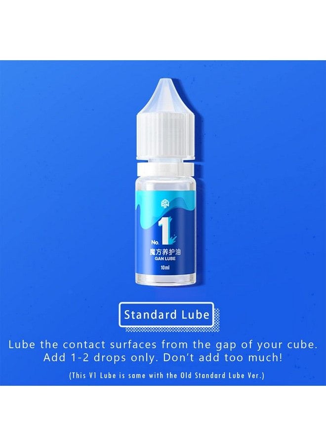 null - Gan V1 Standard Lube And Gan Speed Cube Stand Set (10Ml), Professional Gan Lubrication For Speed Cubing, Gan Speed Cube Tripod (Diamond Display Stand) - Image 1