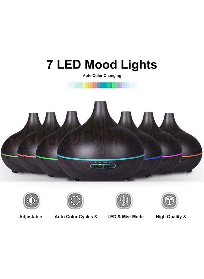 Dark Wood Grain Essential Humidifier 10W Dark Brown - Image 2