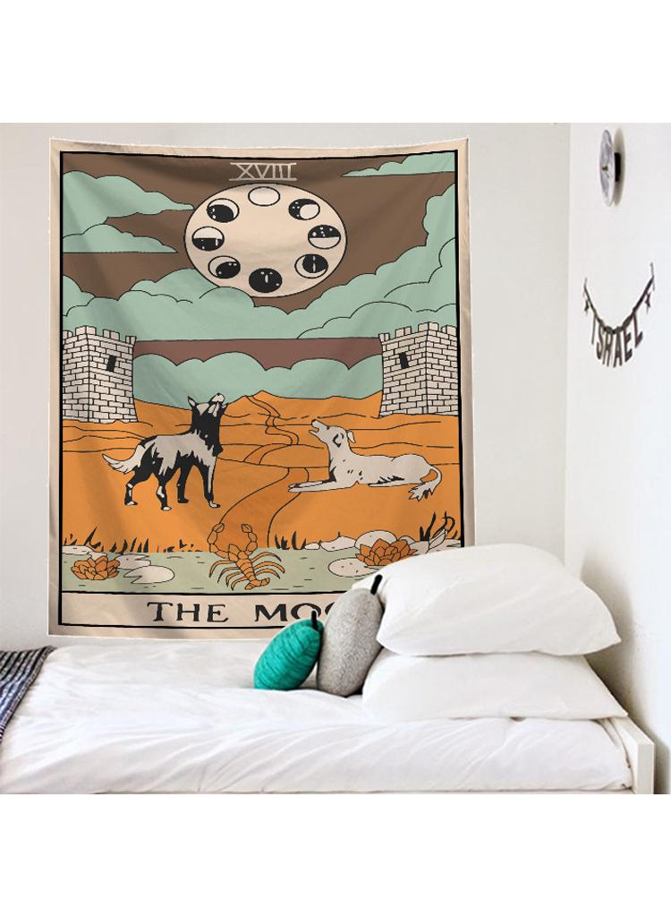Y&D Nordic New Card Hanging Cloth Art Wall Tapestry Tapestry Home Decoration Mural-95x73CM