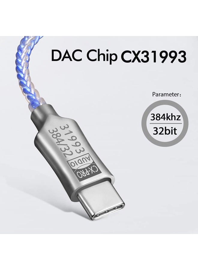 Girftu محول USB C إلى 3.5 مم CX31993 سماعات أذن CX-PRO DAC مضخم صوت مع مخرج 3.5 مم متوافق مع هاتف iPhone 15 Pro Max Plus، Galaxy S23 Ultra، Pixel 7 iPad Android Windows - Image 3