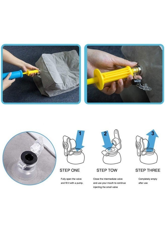 The Autostory Inflatable Travel Foot Rest Pillow. Three Layer Adjustable Height, Portable, Comfortable, Toddlers & Kids flight Bed, Elevating & Ergonomic Leg Rest for Adults with Dust Cover & Inflating Pump (Light Grey) - Image 4