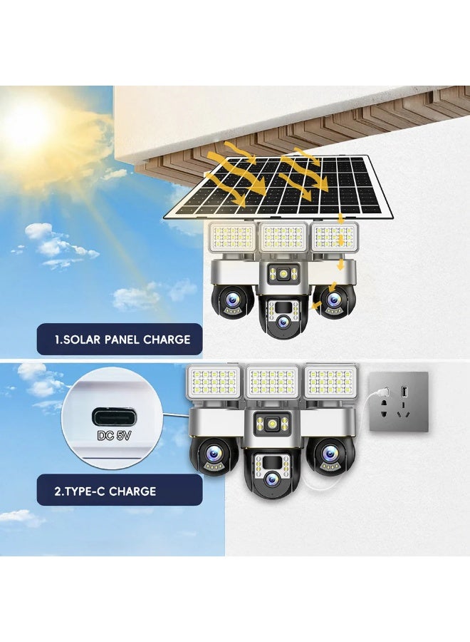 PROLAB SOLAR 4G LTE TRIPLE LENS CAMERA SIMCARD SUPPORT NIGHT COLOR VISION - Image 3