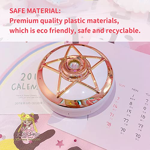 ofone Contact Lens Case, Star Contact Lenses Cases Travel with Remover Tool Tweezers Mirror Contact Solution Bottle Contacts Storage Container Kit for Women (Rose Gold) - Image 5