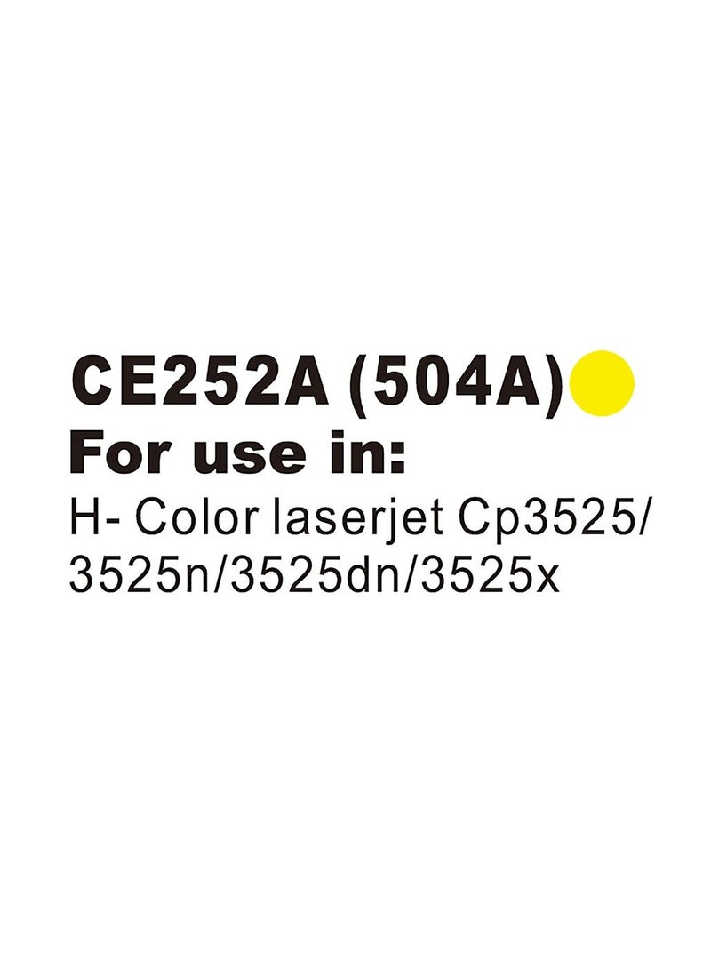 MKS Toner Cartridge CE252A  Compatible with HP Color LaserJet Pro CP3525 / CM3530 - Image 2