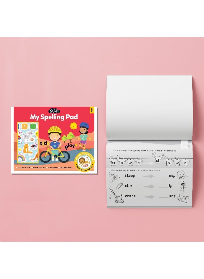 مجموعة أنشطة تهجئة هينكلر جونيور إكسبلوررز مع مكتب محمول - مجموعة تعليمية ممتعة للأطفال - Image 3