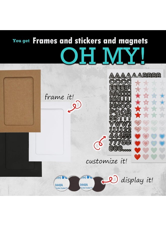 Baby Mushroom Baby Mushroom XL Inkless Hand & Footprint Kit | Clean-Touch Ink Pads Large | Keepsake Frames + Accessories - Image 3