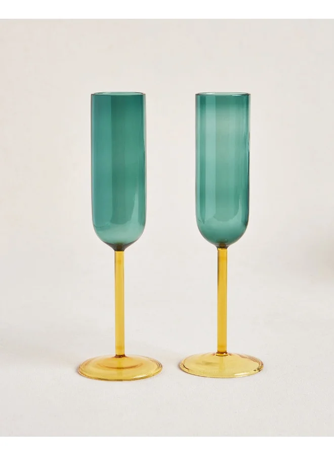 تشومباك طقم كؤوس شمبانيا تشومباك - قطعتان - ٢٧٠ مل