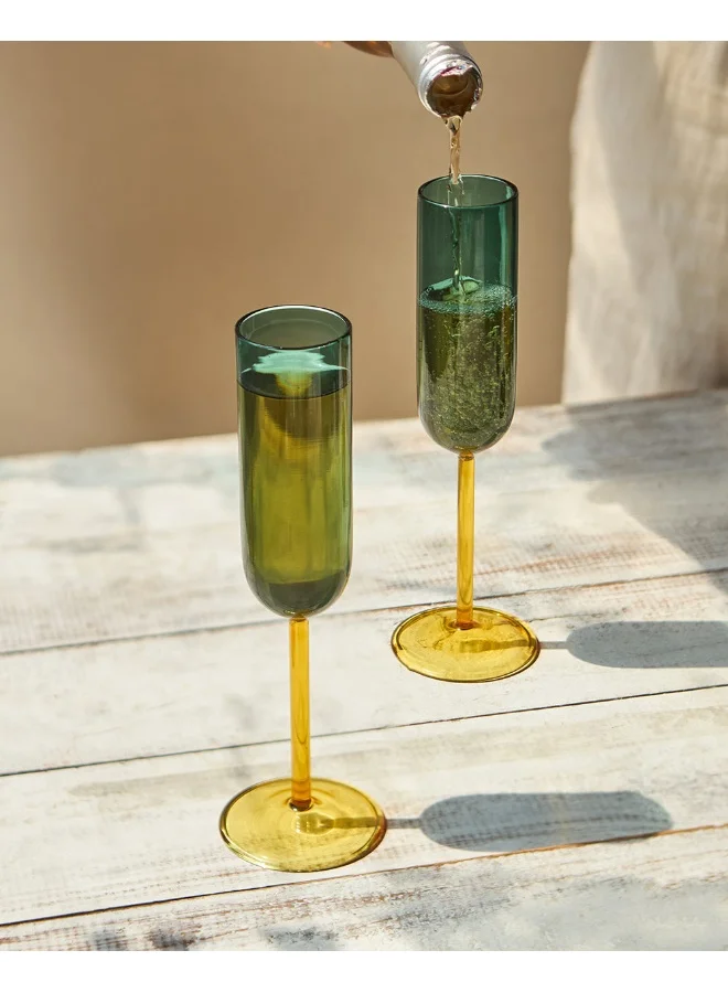 تشومباك طقم كؤوس شمبانيا تشومباك - قطعتان - ٢٧٠ مل