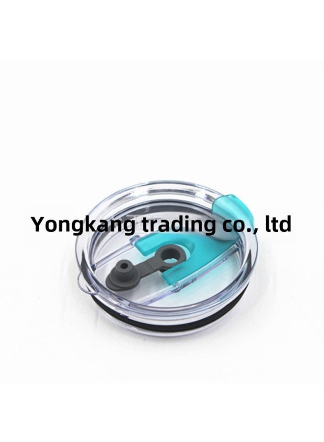 Creative 30oz Ice Bar Glass Cup Straw Cap 20oz Yeti Cup Lid Logo Customizable Daily Kitchen Drinking Utensils-Color:Blue-Capacity:30oz - Image 1
