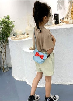 SYOSI Little Girl Handbag Princess Shoulder Bag with Bow Mini Flip Bag, Cute Mouse Ear Bow Crossbody Wallet for Kids Girls Toddlers  - Image 3