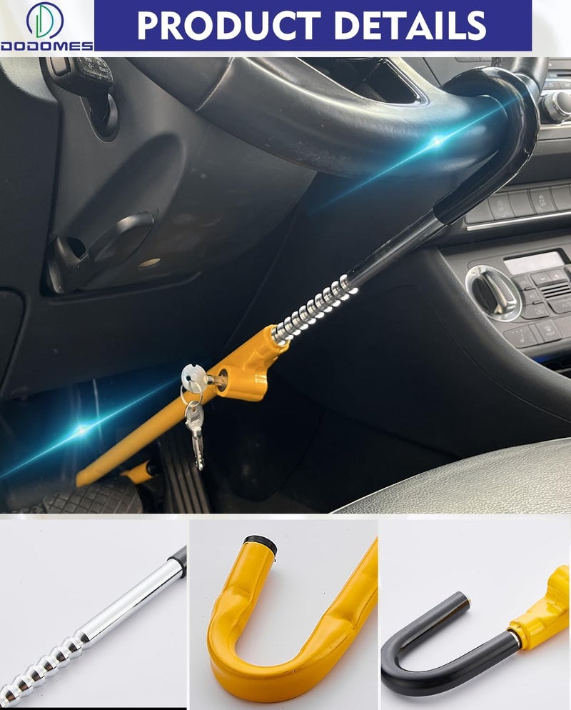 Dodomes Steering Wheel Lock - Anti-Theft Car Device - Image 4