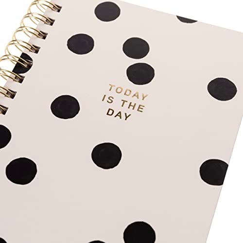Graphique Hardbound Spiral Journal | Polka Dot Design | Premium Paper | Notebook | Diary | Lists | Record Month and Date | Great Gift | 160 Ruled Pages | 6.25” x 8.25” - Image 3