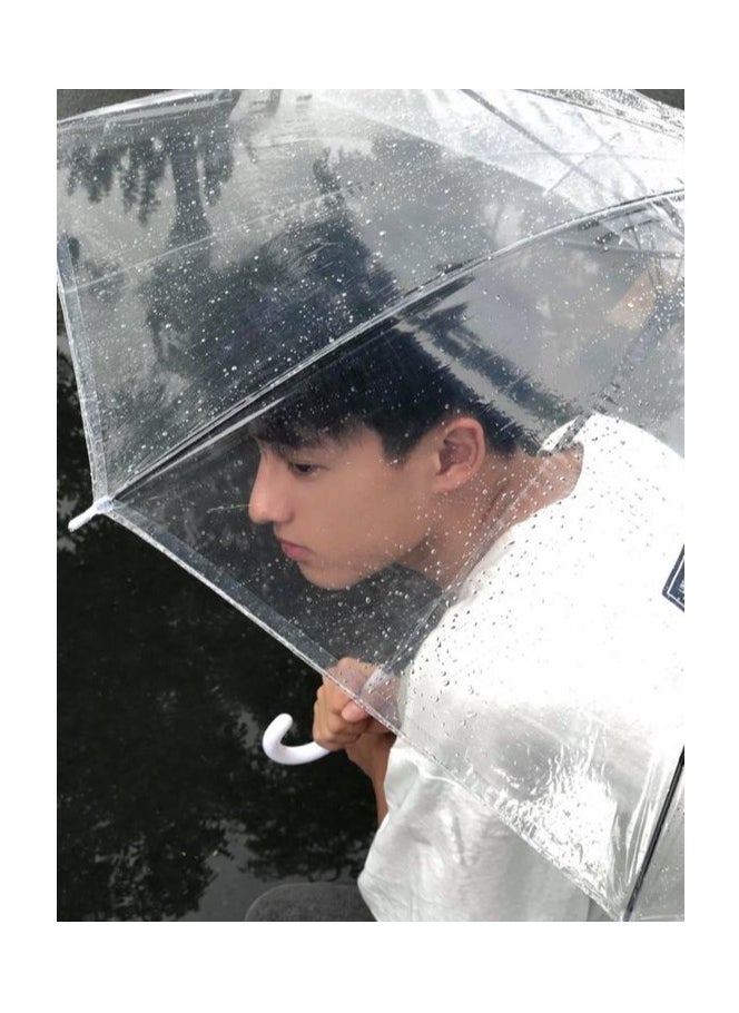 Generic - A transparent umbrella to enjoy the spring and rain weather - Image 1