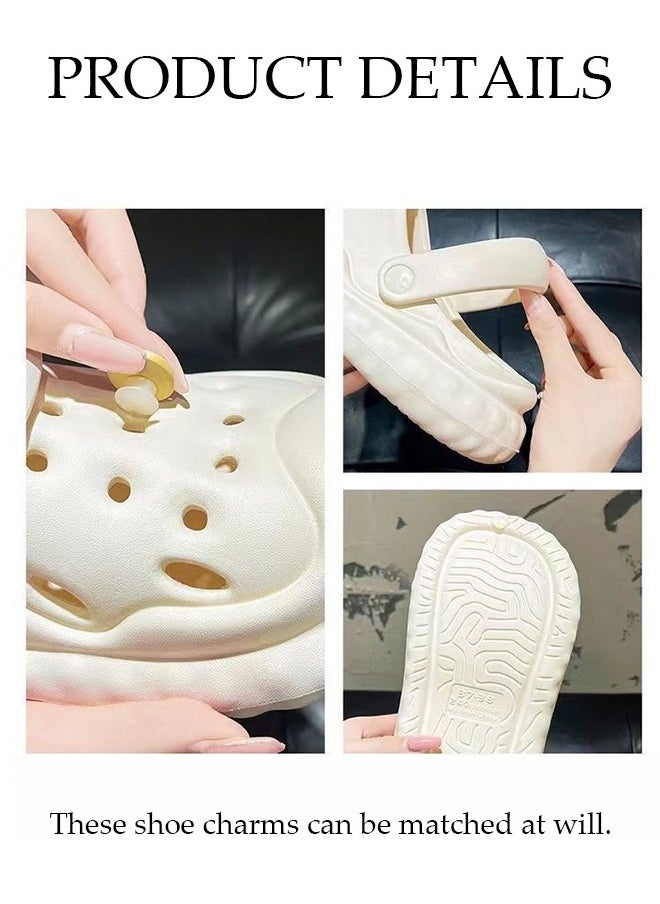 DUNISO Women's clogs Sandals Bath Slippers Quick Drying Slide Sandal Non-Slip Soft Shower Slippers Spa Bath Pool Gym House Slippers Beach Sandals for Indoor & Outdoor  - Image 5