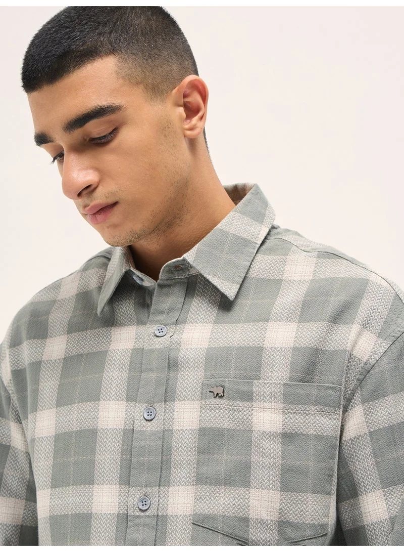 THE BEAR HOUSE  Men’s Trendy Shacket for All Seasons | Casual Overshirt Jacket for Men | Versatile Outerwear Layer for Office, Streetwear & Travel | Modern Smart Look for Everyday Outfits for Men | Best Price UAE