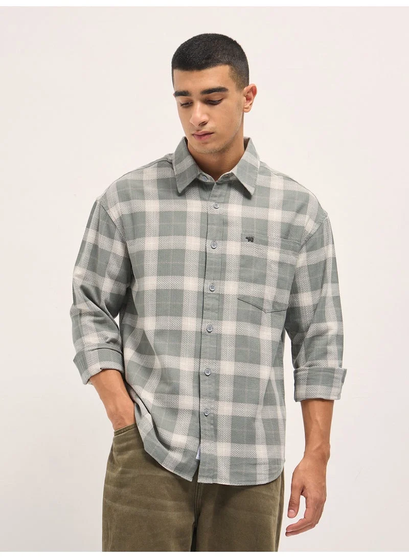 THE BEAR HOUSE  Men’s Trendy Shacket for All Seasons | Casual Overshirt Jacket for Men | Versatile Outerwear Layer for Office, Streetwear & Travel | Modern Smart Look for Everyday Outfits for Men | Best Price UAE