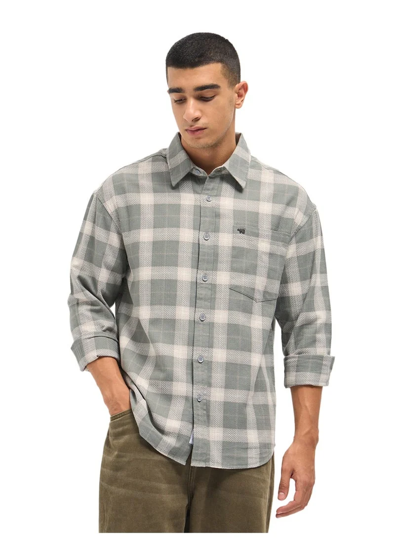 THE BEAR HOUSE  Men’s Trendy Shacket for All Seasons | Casual Overshirt Jacket for Men | Versatile Outerwear Layer for Office, Streetwear & Travel | Modern Smart Look for Everyday Outfits for Men | Best Price UAE