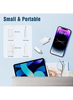 Generic Lightning Male to USB C Female Adapter, Lightning Male to USB A Female OTG Audio Adapter  - Image 2