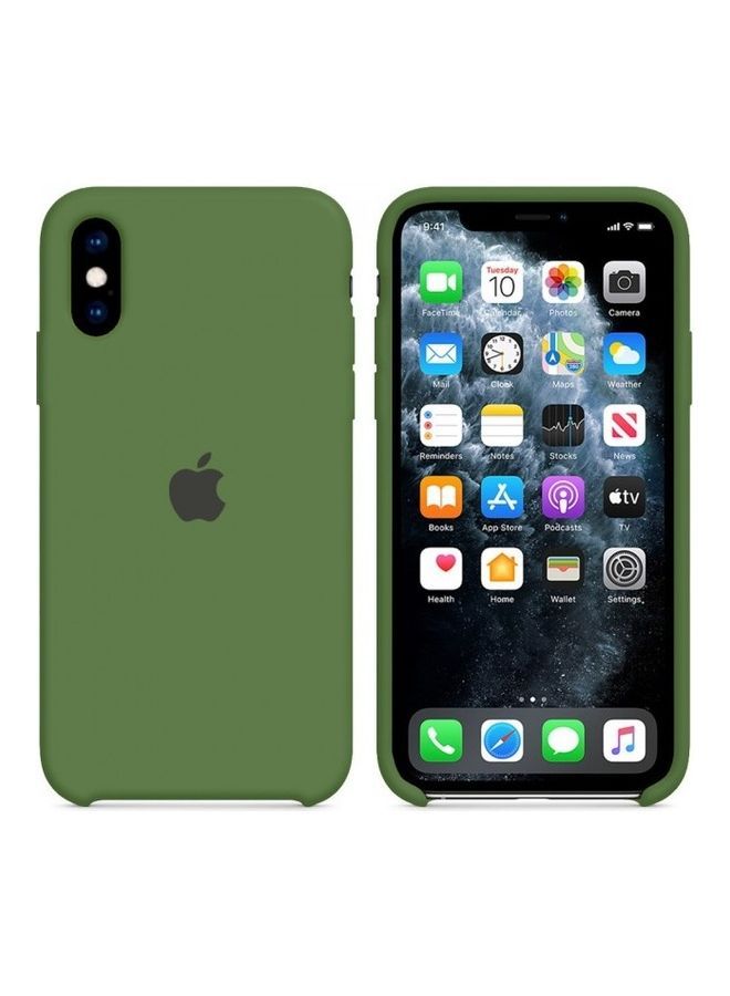 NIBEMINENT Protective Case Cover For Apple iPhone X/XS Green - Image 1