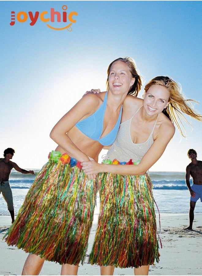 Joychic - Hawaiian Luau Hula Skirt Costume Beach Dance Dress - Image 1