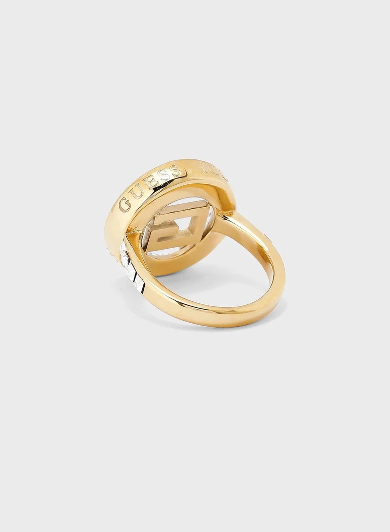 GUESS Baguette Ring