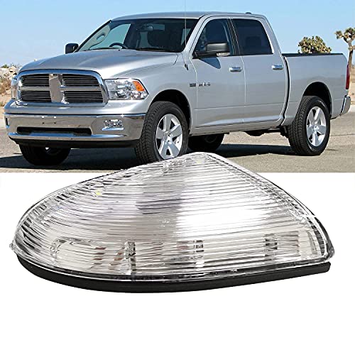 KYYET Front Left Driver Side Mirror Turn Signal Light Lamp Housing With Puddle Compatible with Dodge Ram 1500 2500 2009-2018 Replace# 68064949AA - Image 5