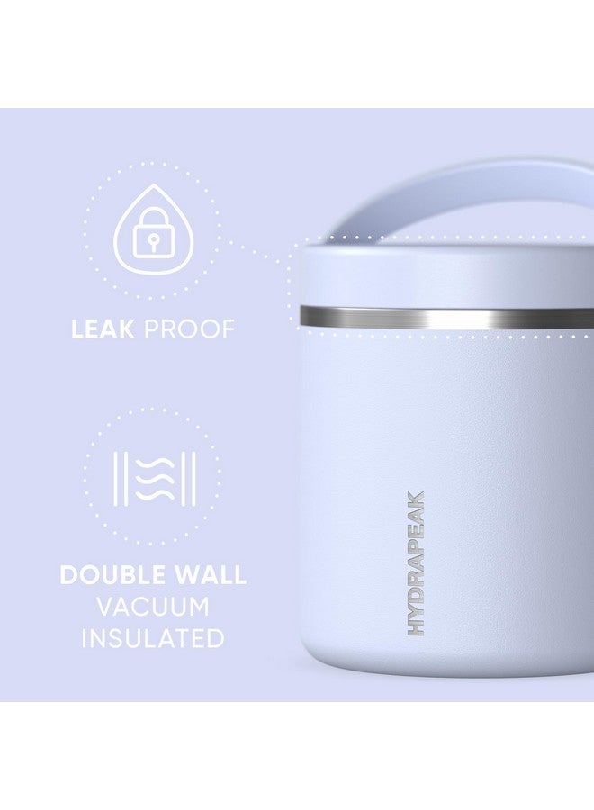 Hydrapeak 25oz Stainless Steel Vacuum Insulated Thermos Food Jar | Kids Thermos for Hot Food and Cold Food, Wide Mouth Leak-Proof Soup Thermos for Adults, 10 Hours Hot and 16 Hours Cold (Iceberg) - Image 2