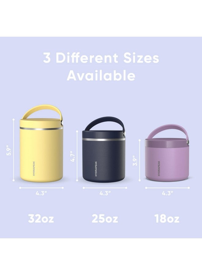 Hydrapeak 25oz Stainless Steel Vacuum Insulated Thermos Food Jar | Kids Thermos for Hot Food and Cold Food, Wide Mouth Leak-Proof Soup Thermos for Adults, 10 Hours Hot and 16 Hours Cold (Iceberg) - Image 5