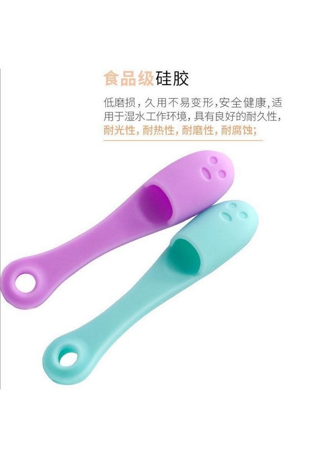 AILEXIM Silicone Face Scrubber Manual Facial Cleansing Brushes | Face Scrubber Cleanser Brush for Gently and Effectively Cleaning | Removing Blackheads and Massaging (Pack of 2) - Image 3