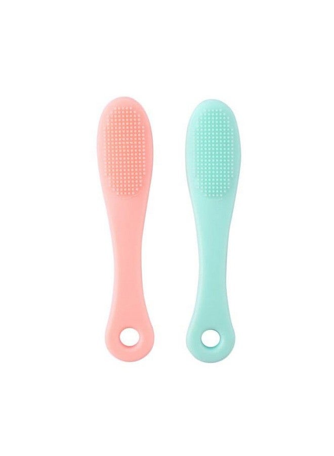 AILEXIM Silicone Face Scrubber Manual Facial Cleansing Brushes | Face Scrubber Cleanser Brush for Gently and Effectively Cleaning | Removing Blackheads and Massaging (Pack of 2) - Image 1
