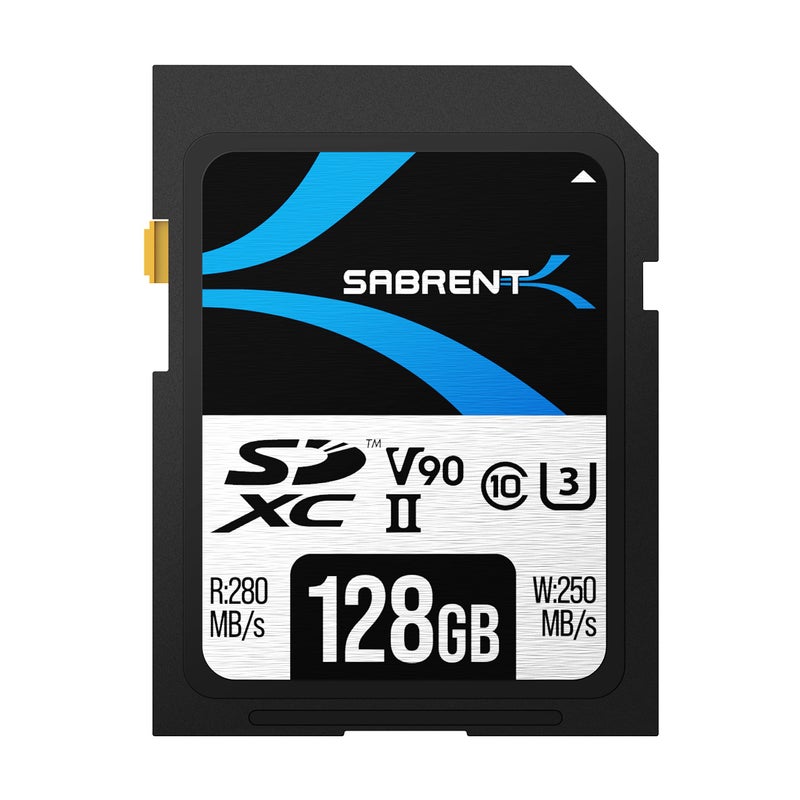 SABRENT Rocket v90 128GB SD UHS-II Memory Card R280MB/s W250MB/s (SD-TL90-128GB) - Image 1