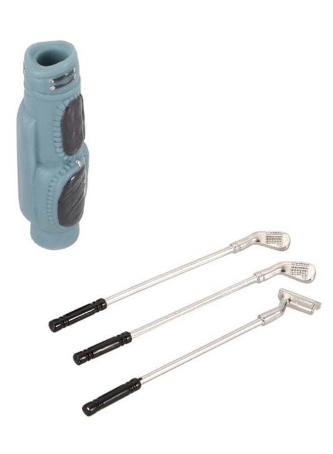 NIBEMINENT Simulation Mini Golf Bag with Clubs Kit - Image 2