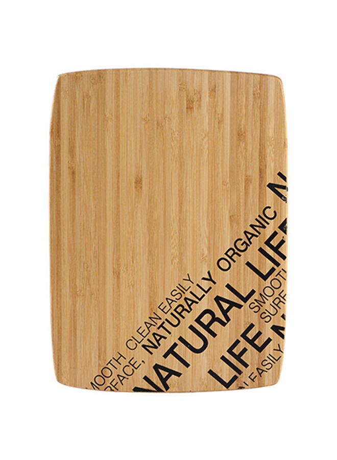 BERGNER Natural Rectangle Wooden Cutting Board 30x22cm - Image 1