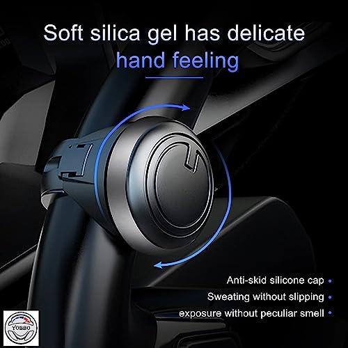 Yobbo Universal Car Steering Wheel Spinner Knob 360° Rotation Power Handle Driving Helper Booster Auxiliary Aid Control Strengthener Fit for All Vehicles Cars Truck Tractor Original 3R-2251 (3R-2251) - Image 4