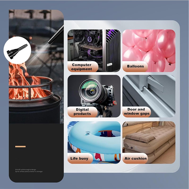 Car Vacuum Cleaner - High Power Cordless Handheld Cleaner, Strong Suction Vehicle Vacuum, Portable Dust Collector, Lightweight Mini | Compact Auto for Home, Car, SUV, Interior Cleaning - Image 4