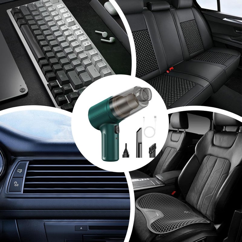 Car Vacuum Cleaner - High Power Cordless Handheld Cleaner, Strong Suction Vehicle Vacuum, Portable Dust Collector, Lightweight Mini | Compact Auto for Home, Car, SUV, Interior Cleaning - Image 5