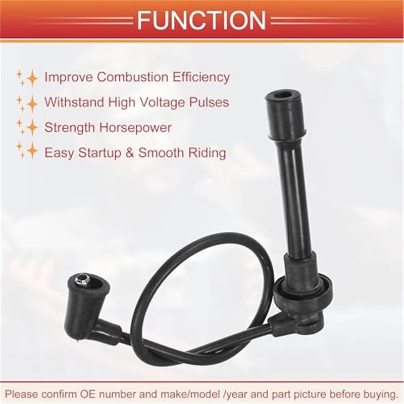 Vuzmode Car Spark Plug Coil Wires Set - Image 2