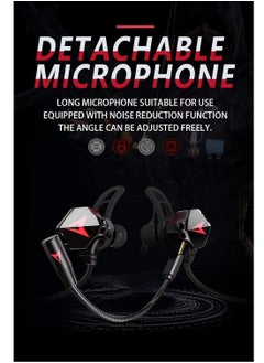 Generic Wired Earbuds with Microphone, Battle Buds Wired Gaming Earbuds with Dual Microphone, Volume Control, Gaming Headset with Mic, Gaming Earphones Wired for Mobile Gaming, Switch, Xbox One, PS4, PS5, PC  - Image 5