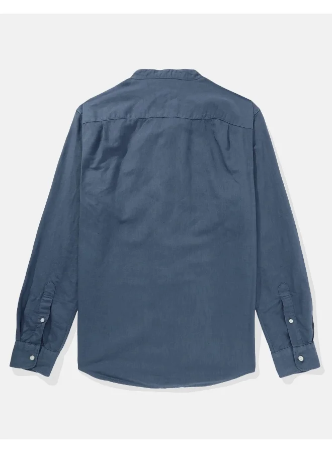 امريكان ايجل Band Collar Regular Fit Shirt