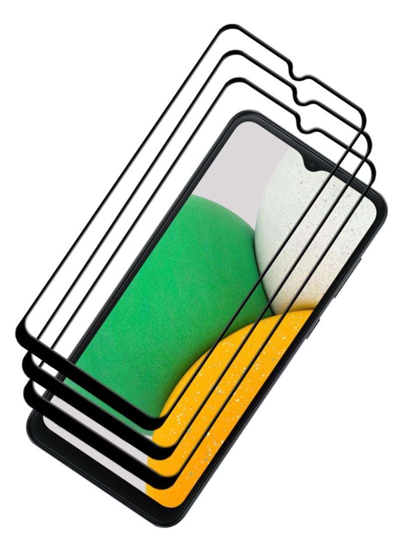 ACLIX 3 Pieces Antistatic ESD Dustproof Premium Quality High Definition Tempered Glass Screen Protector Designed For Samsung Galaxy A03 Core - Image 1