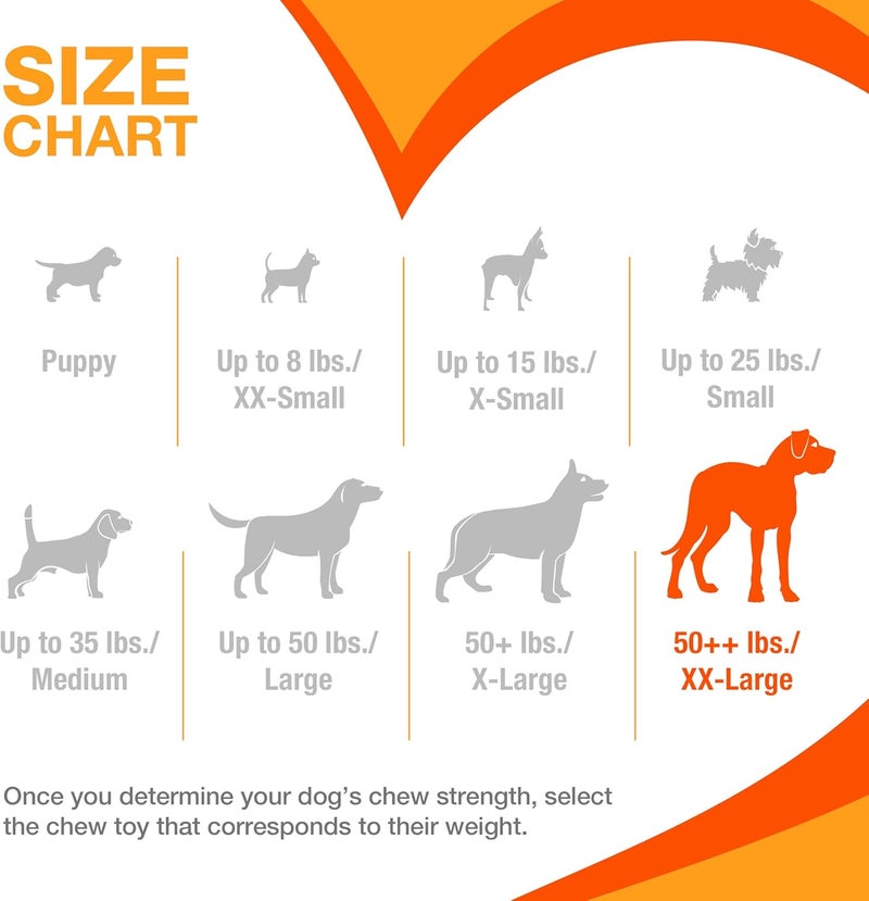 Nylabone Dura Chew Big Chew Bone for Extreme Chewers, Chicken Flavour - Image 5