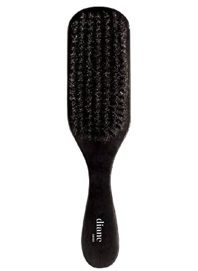 100% Soft Boar Bristle Brush For Men And Women Soft Bristles For Fine To Medium Hair Use For Smoothing, Wave Styles, Soft On Scalp, Club Handle, D8169