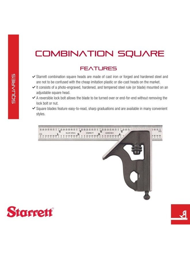 Starrett 11H-6-4R Combination Square - Image 2